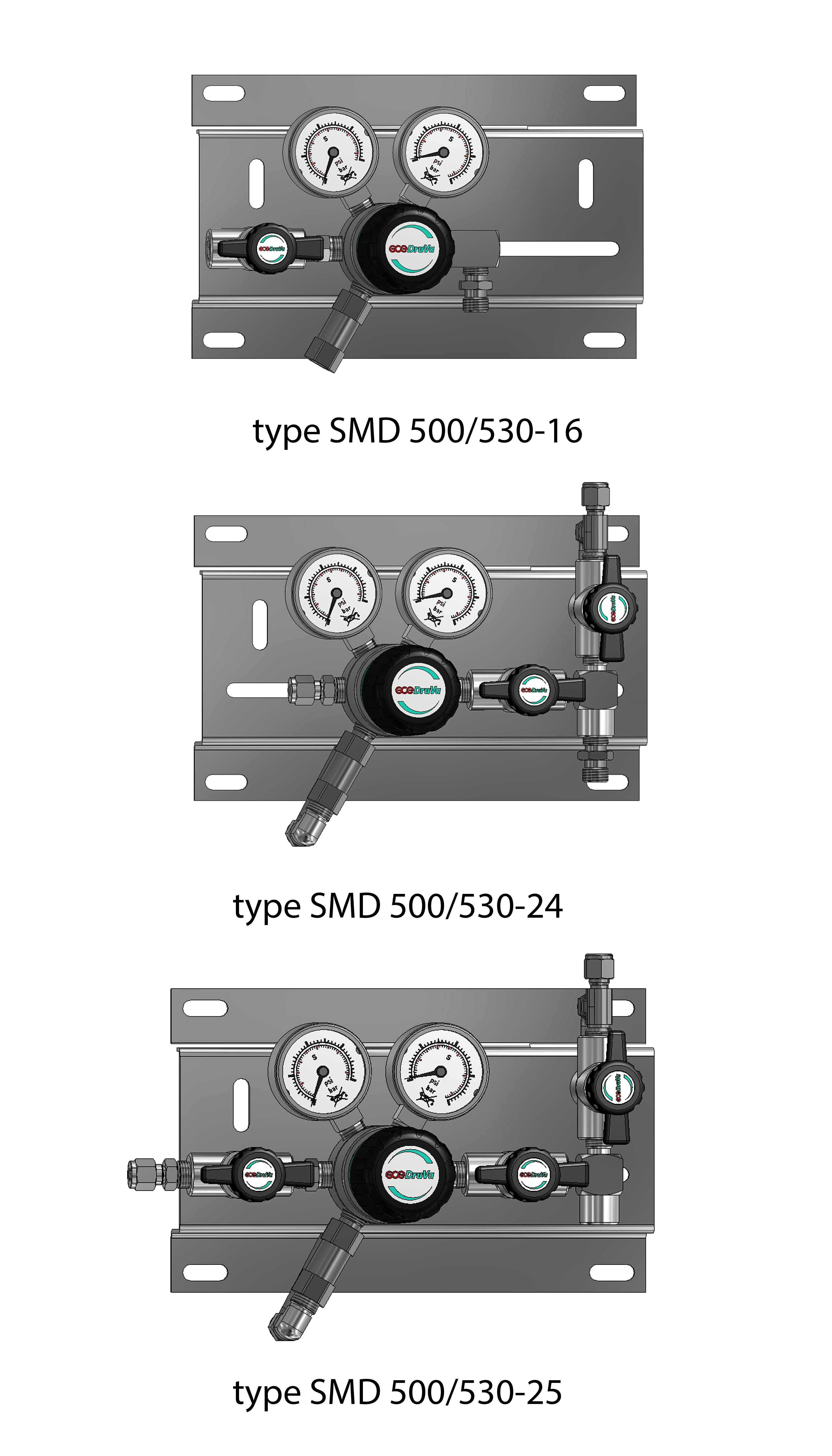 SMD 530 1- DETENTE SIMPLE, 6.0 300 BAR page image